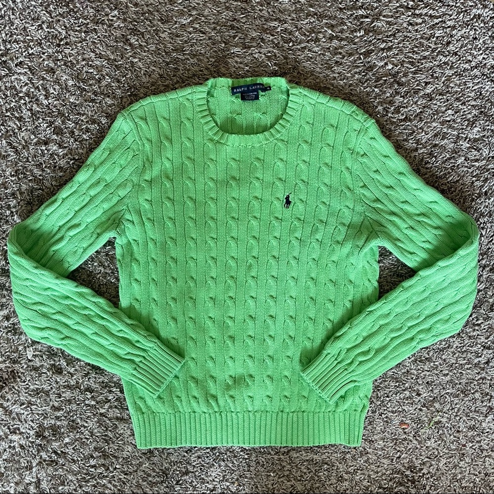 Light Green Ralph Lauren Sweater